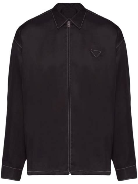 prada mens silk shirt long sleeve|Prada Shirts for Men .